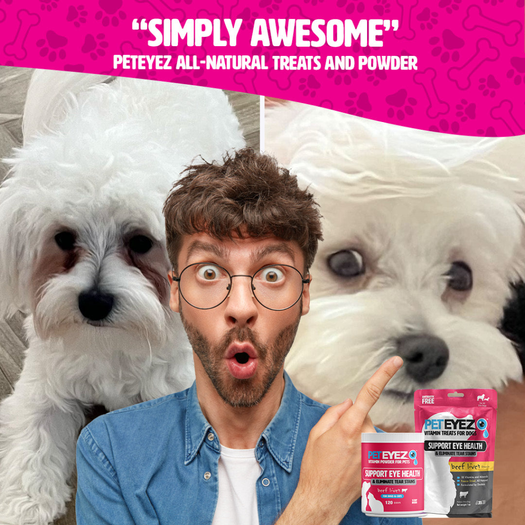 Pet Eyez™ Eye and Ear Wipes w/ HypoChlor + Beef Liver Powder for Dogs and Cats