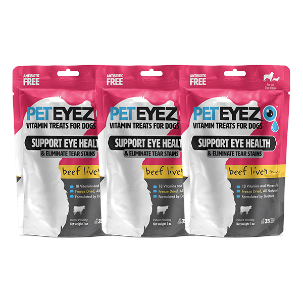 PetEyez™ Vitamin Treats for Dogs- Beef Liver