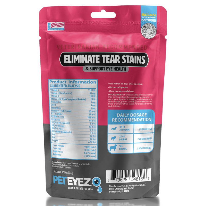 PetEyez™ Vitamin Treats for Dogs- Beef Liver