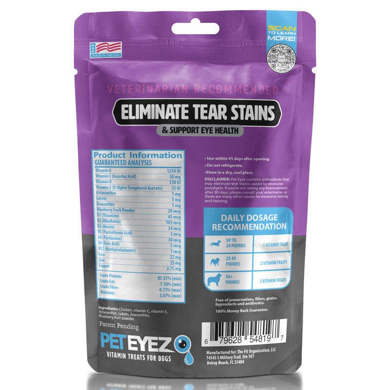 Pet Eyez™ Vitamin Treats for Dogs Chicken
