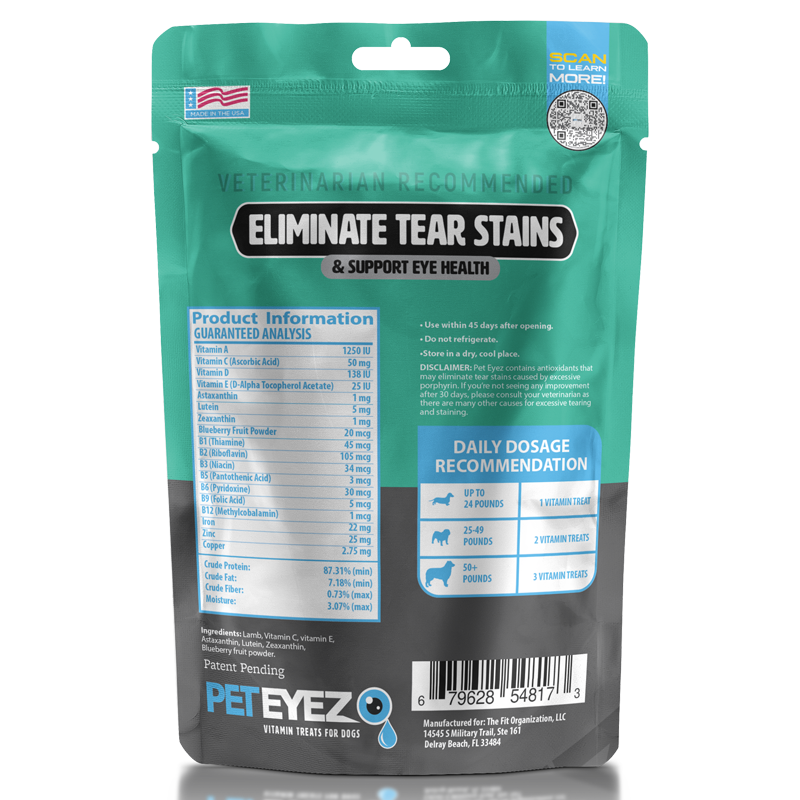 PetEyez™ Vitamin Treats for Dogs Lamb