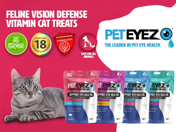 PetEyez™️ Vitamin Treats for Cats WhiteFish