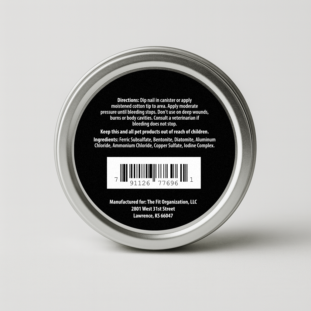 PetEyez STYPTIC Powder for Dogs, Cats & Birds | Helps Stop Nail Bleeding, Minor Cuts & Scrapes