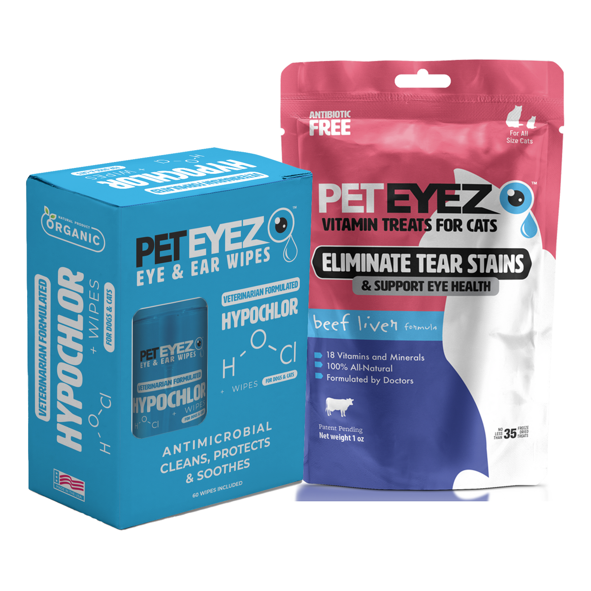 Wipes + Beef Treats Cats
